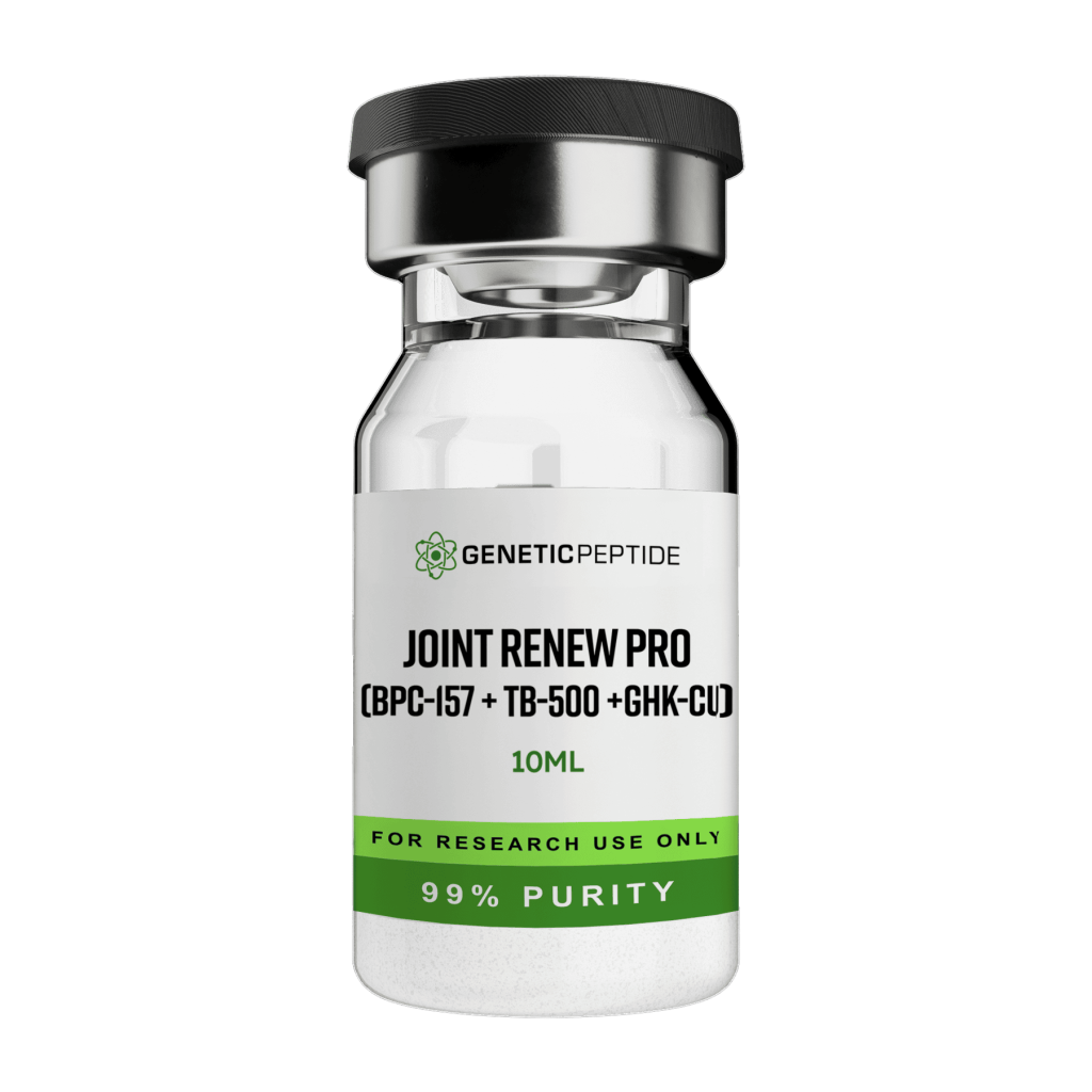 Joint Renew Pro (BPC-157 + TB-500 +GHK-CU) – 15/15/20mg Blend Vial