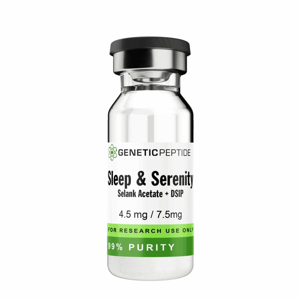 Sleep & Serenity (Selank Acetate + DSIP) Blend – 4.5 mg / 7.5mg